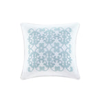 4 Piece Reversible Ruffle Quilt Set with Throw Pillow White King/Cal King