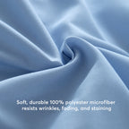 Kasentex Lightweight Duvet Cover Set - Breathable Bedding Set with Shams
