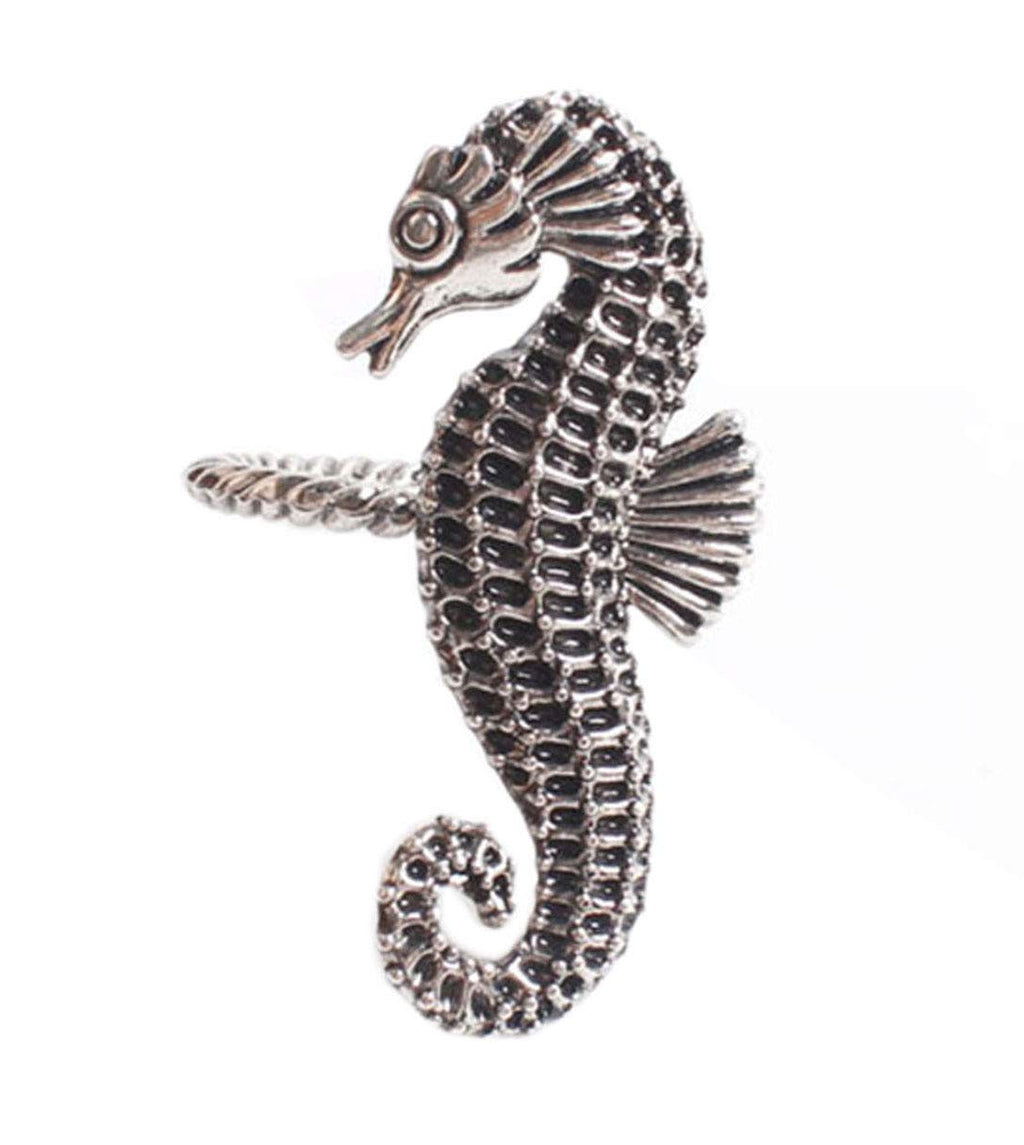 fenncostyles.com Decorative Coastal Sea Creatures Design Napkin Rings - Set of 4 (Sea Creatures)