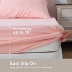 Kasentex Lightweight Duvet Cover Set - Breathable Bedding Set with Shams