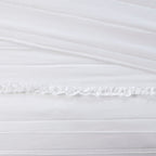 4 Piece Reversible Ruffle Quilt Set with Throw Pillow White King/Cal King
