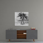 Palm Trees Glass Wall Art