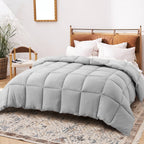 Kasentex Reversible All-Season Comforter Twin/Queen/King - Cozy Down Alternative Bedding