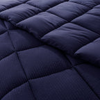 Kasentex Reversible All-Season Comforter Twin/Queen/King - Cozy Down Alternative Bedding