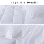 Kasentex Reversible All-Season Comforter Twin/Queen/King - Cozy Down Alternative Bedding