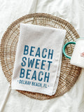 Beach Sweet Beach Custom Tea Towel