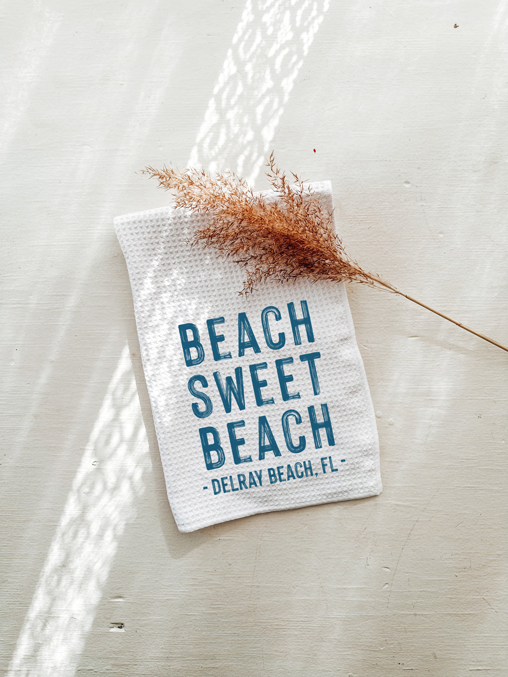 Beach Sweet Beach Custom Tea Towel