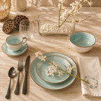 Cabana Turquoise Dinnerware - 20 Piece Set