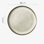 Nordic Ceramic Dinnerware Set with Glazed Minimalist Bowls
