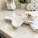 Starfish Catchall Tray, Gypsum White 4"