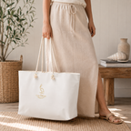 The Cozy Pelican Coastal Escape Weekender Tote
